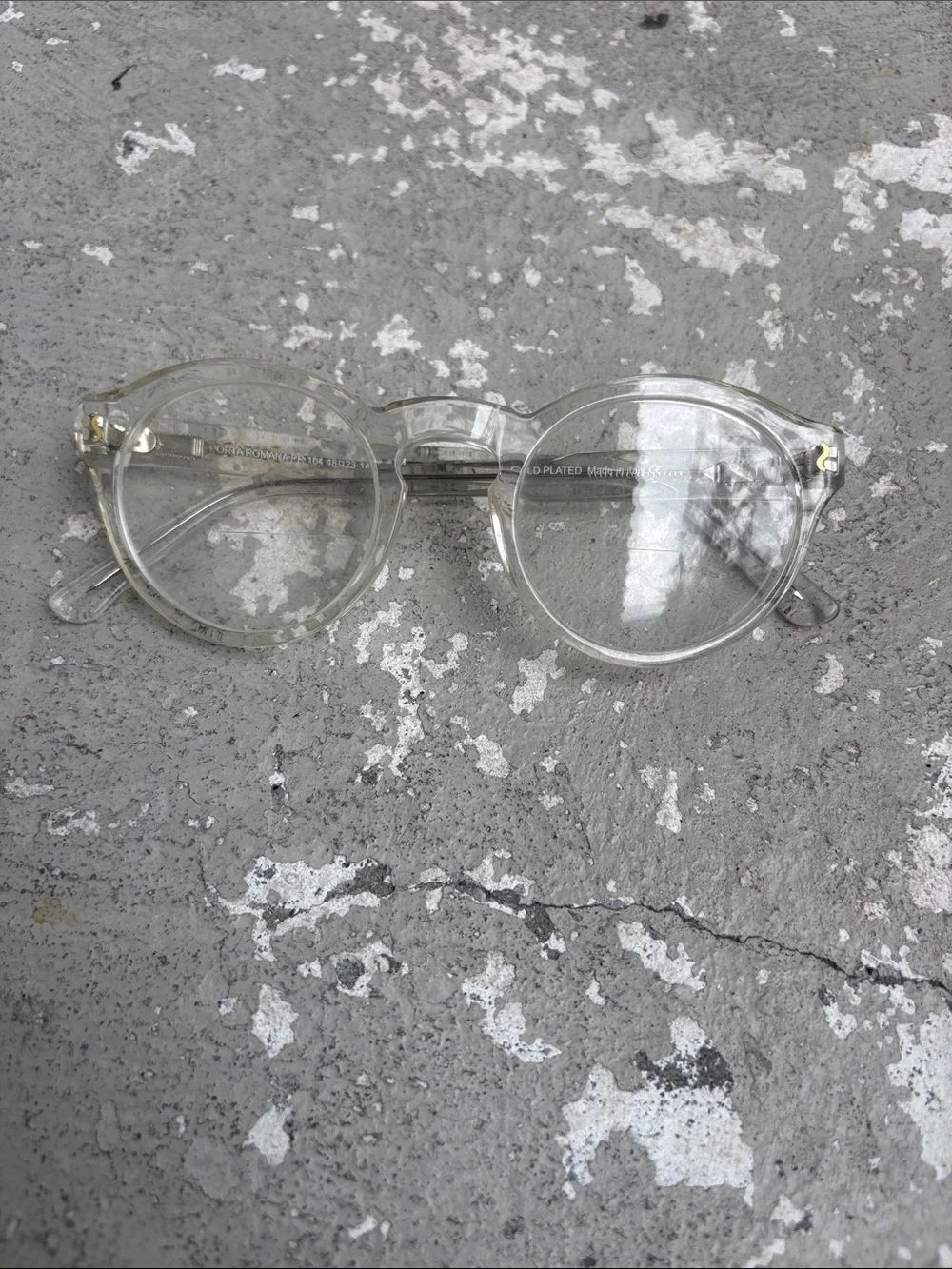 Porta Romana clear frame glasses
